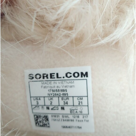 Sorel Pink Tofino Faux Fur Ice Rubber Boots - Picture 9 of 11